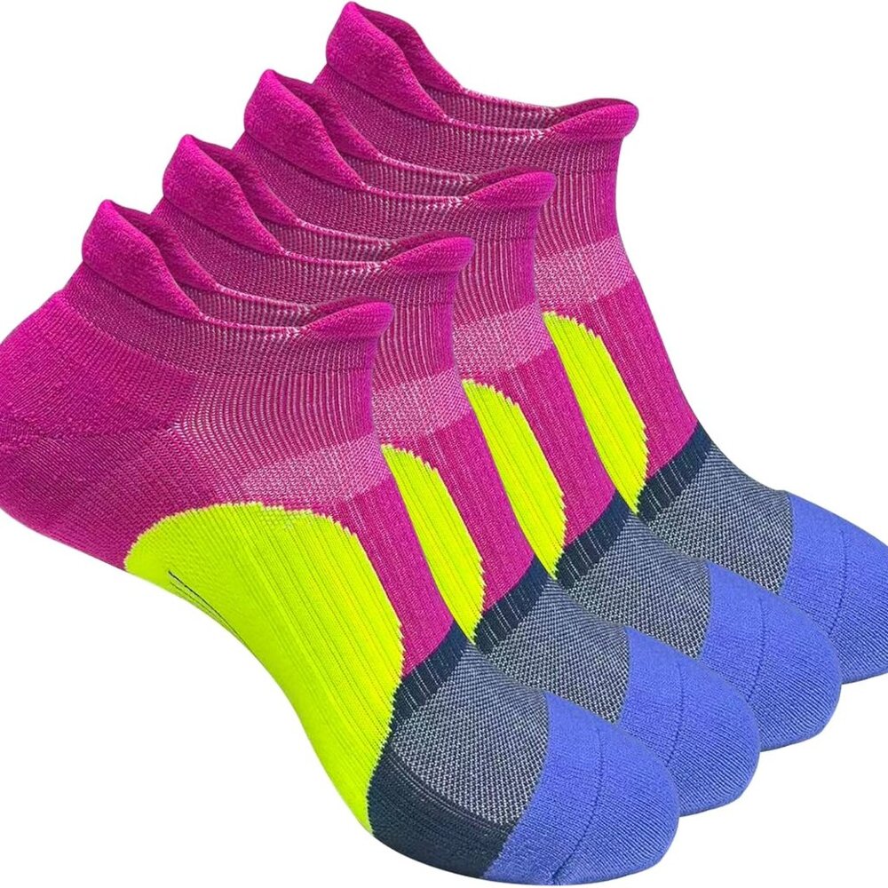 Men Ankle Athletic Tab Socks wit cushion Running